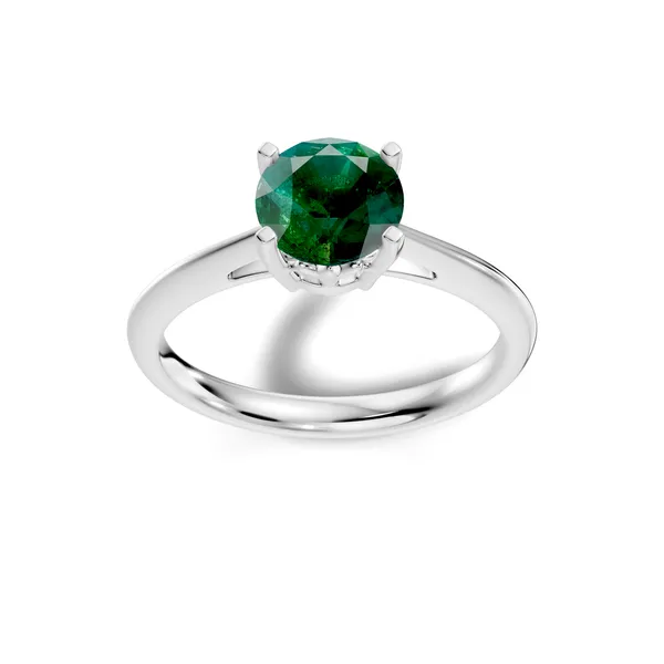 Rose_Green_Gemstone_Solitaire_Ring_For_Women