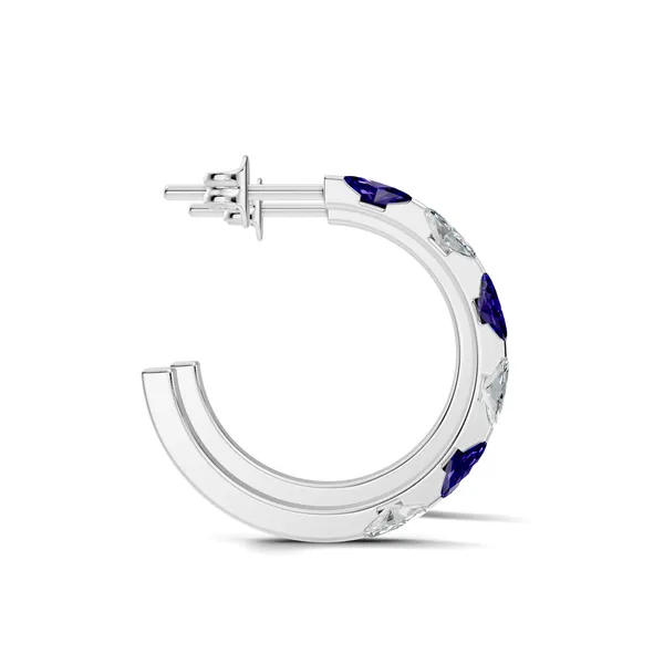 Blue_And_Clear_Stone_Hoop_Earrings_For_Women
