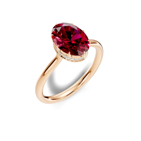Red_Gemstone_Solitaire_Ring_For_Women