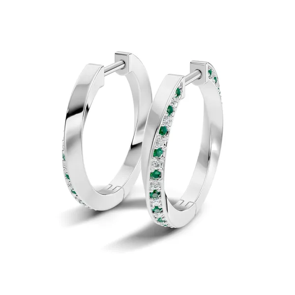 Green_Stone_Hoop_Earrings_For_Women