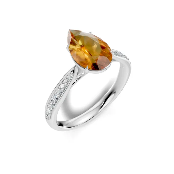 Pear_Cut_Gemstone_Ring_For_Women
