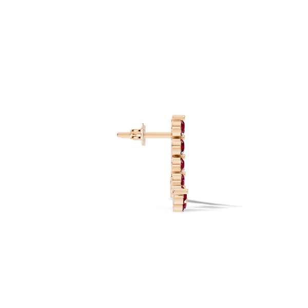 Rose_Red_Stone_Ear_Climber_Earrings_For_Women