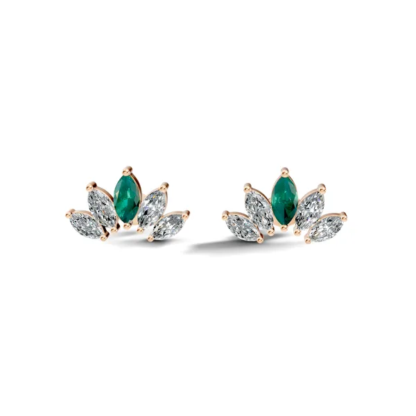 Floral_Green_Stone_Stud_Earrings_For_Women