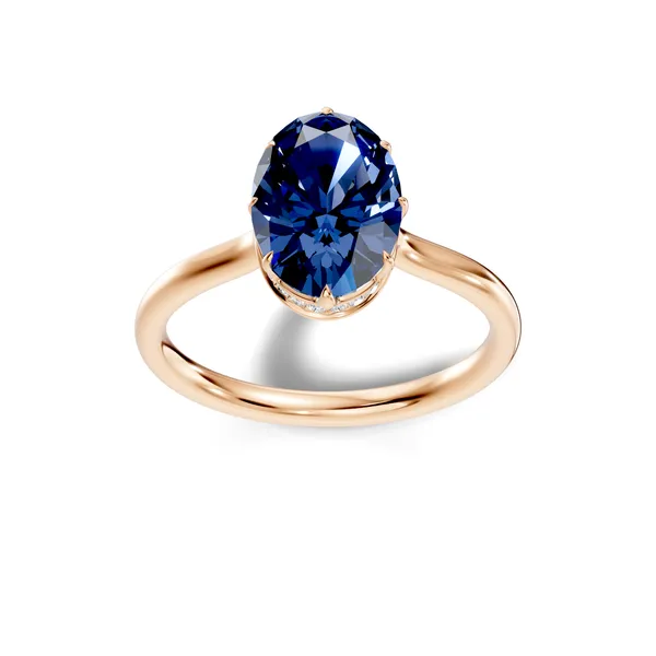 Rose_Blue_Oval_Stone_Ring_For_Women