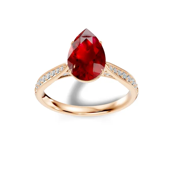 Rose_Red_Gemstone_Solitaire_Ring