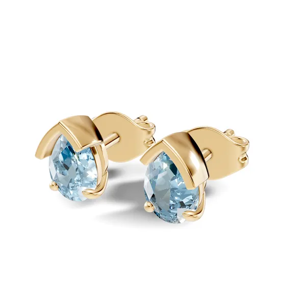 Teardrop_Stud_Earrings_For_Women
