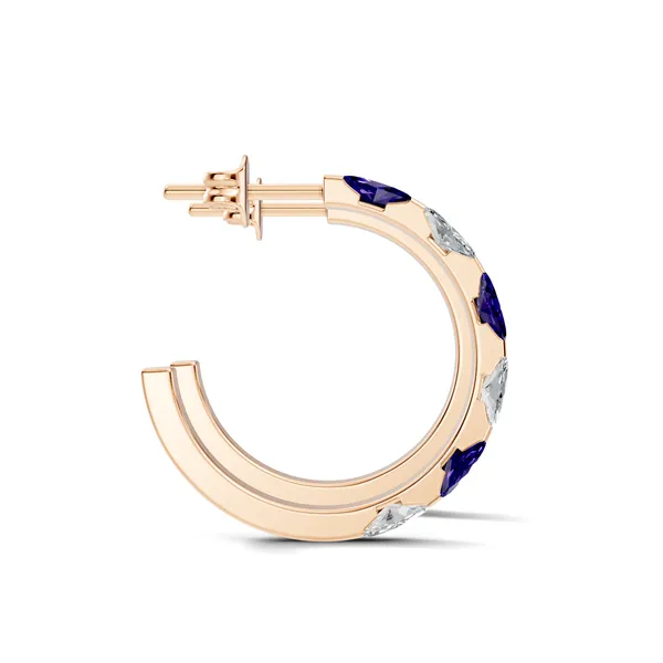 Blue_And_Clear_Stone_Hoop_Earrings_For_Women