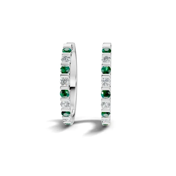Green_Stone_Hoop_Earrings_For_Women