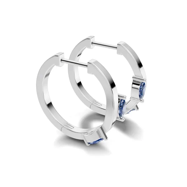 Rose_Blue_Stone_Hoop_Earrings_For_Women