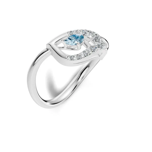 Blue_Stone_Embellished_Ring_For_Women