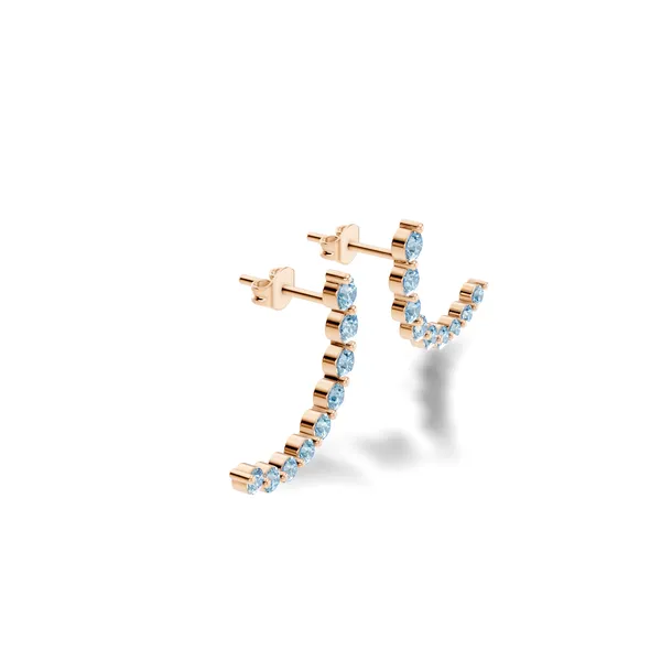 Rose_Blue_Stone_Ear_Climber_Earrings_For_Women