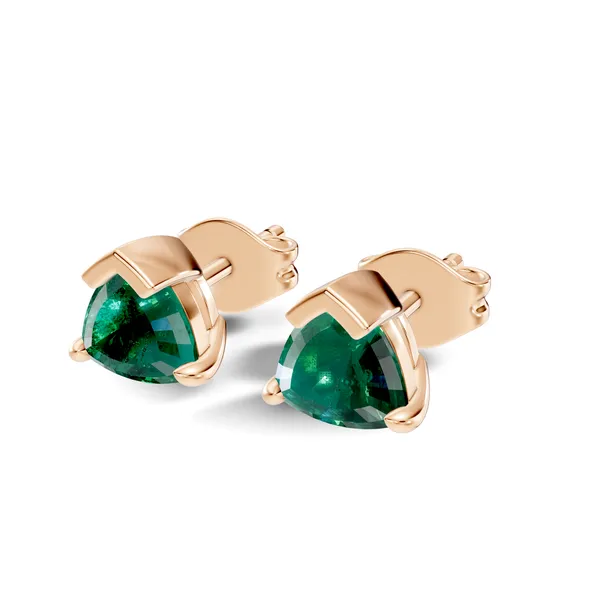 Green_Stone_Stud_Earrings_For_Women