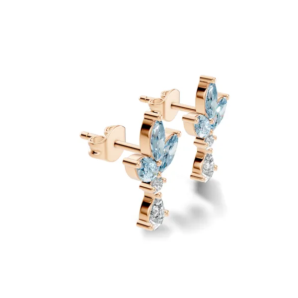 Blue_Crystal_Floral_Drop_Earrings_For_Women