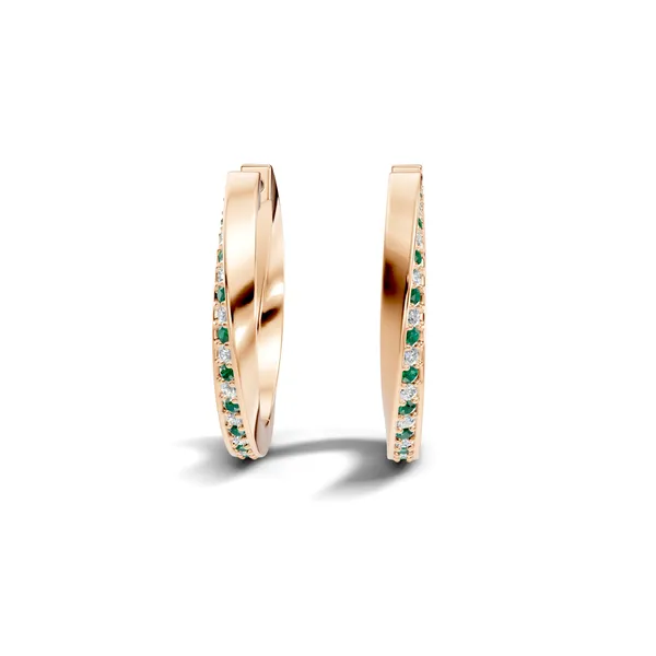 Green_Stone_Hoop_Earrings_For_Women