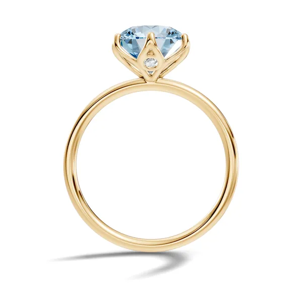 Rose_Blue_Solitaire_Ring_For_Women