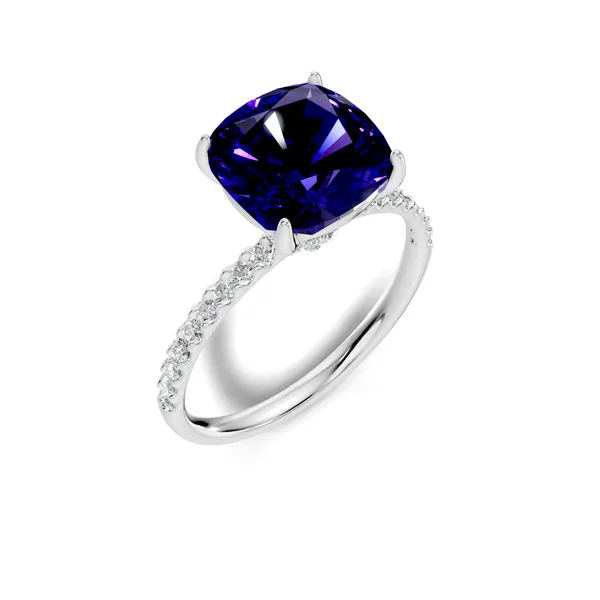 Rose_Blue_Gemstone_Ring_For_Women