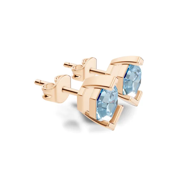 Hexagonal_Blue_Stone_Stud_Earrings_For_Women