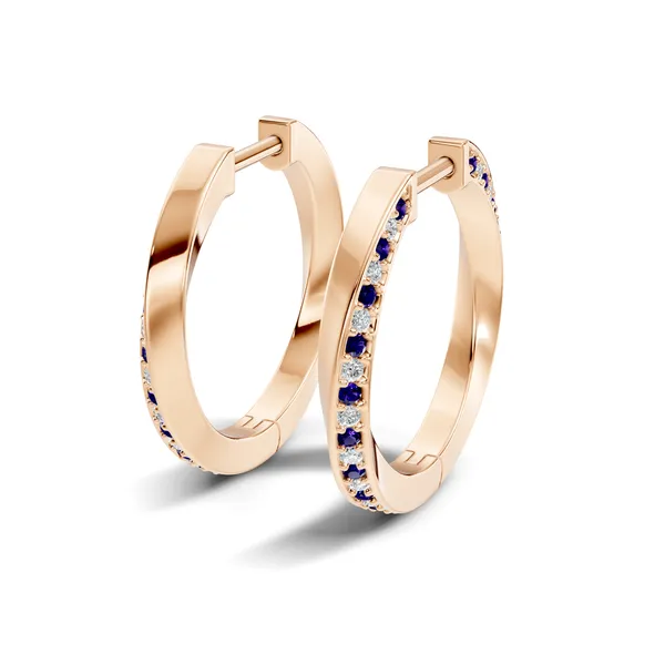 Rose_Blue_Stone_Hoop_Earrings_For_Women