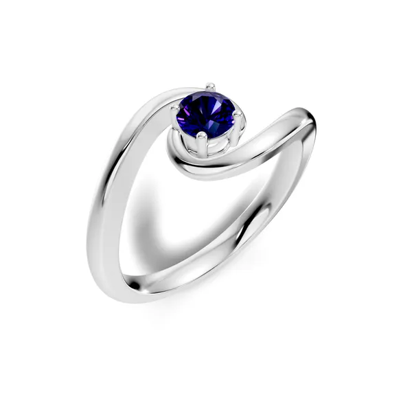 Blue_Stone_Open_Ring_For_Women