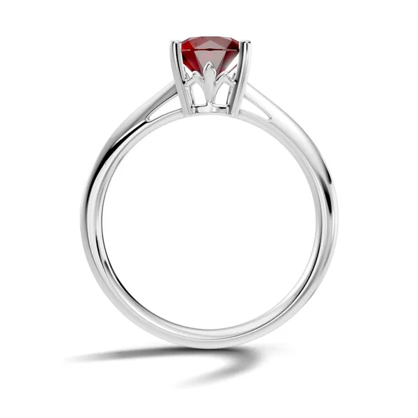 Red_Stone_Solitaire_Ring_For_Women