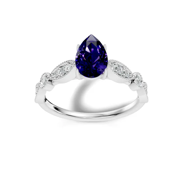 Blue_Stone_Embellished_Ring_For_Women