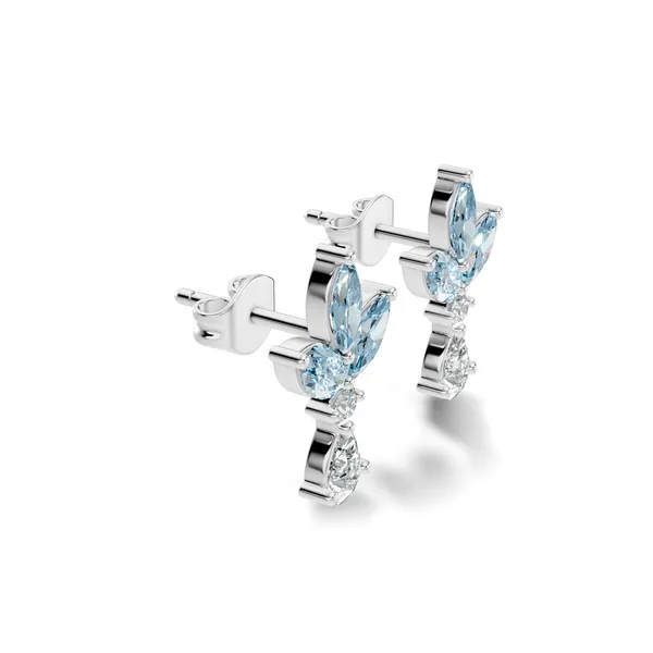 Blue_Crystal_Floral_Drop_Earrings_For_Women