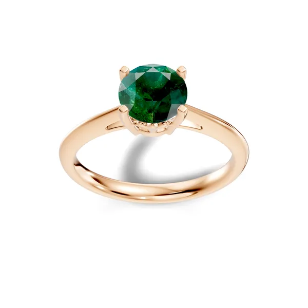 Rose_Green_Gemstone_Solitaire_Ring_For_Women