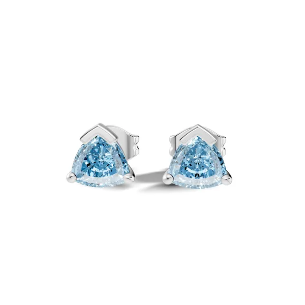 Blue_Stone_Triangular_Stud_Earrings_For_Women