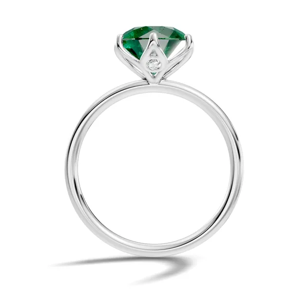 Green_Stone_Solitaire_Ring_For_Women