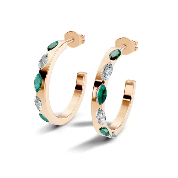 Rose_Stone_Studded_Hoop_Earrings_For_Women