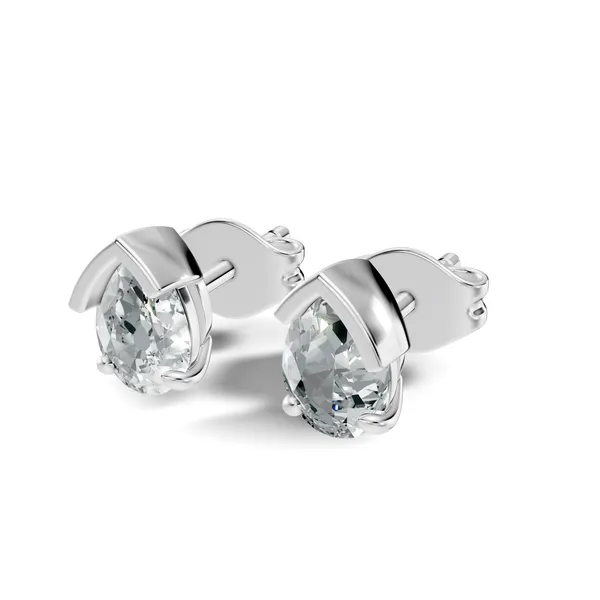 Teardrop_Stud_Earrings_For_Women