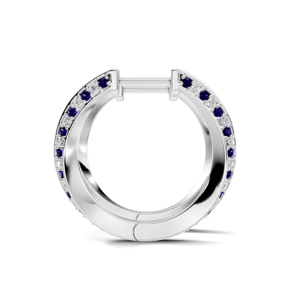 Rose_Blue_Stone_Hoop_Earrings_For_Women