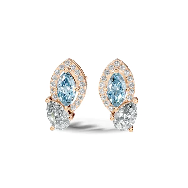 Rose_Crystal_Stud_Earrings_For_Women