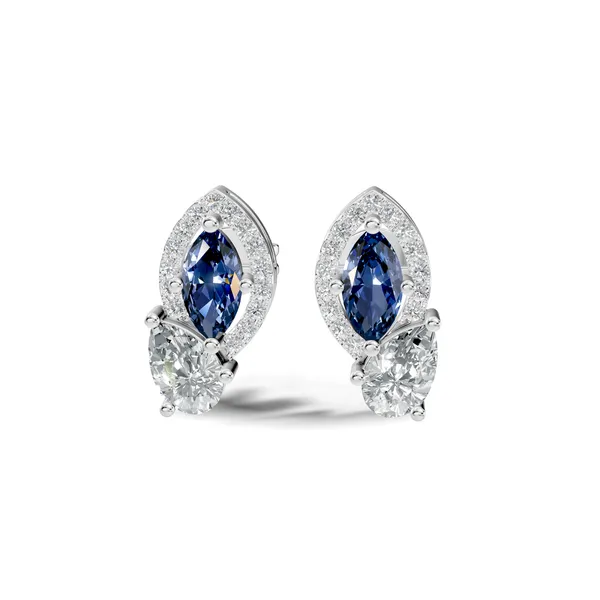 Rose_Gemstone_Stud_Earrings_For_Women