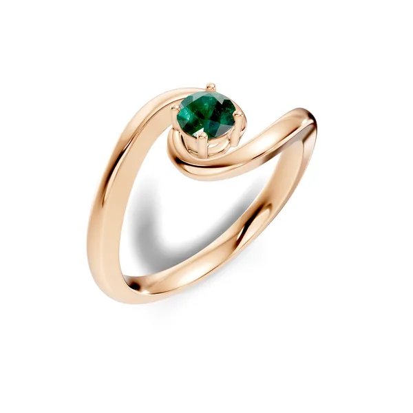 Green_Stone_Solitaire_Ring_For_Women