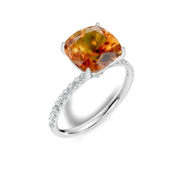 Rose_Orange_Gemstone_Ring_For_Women