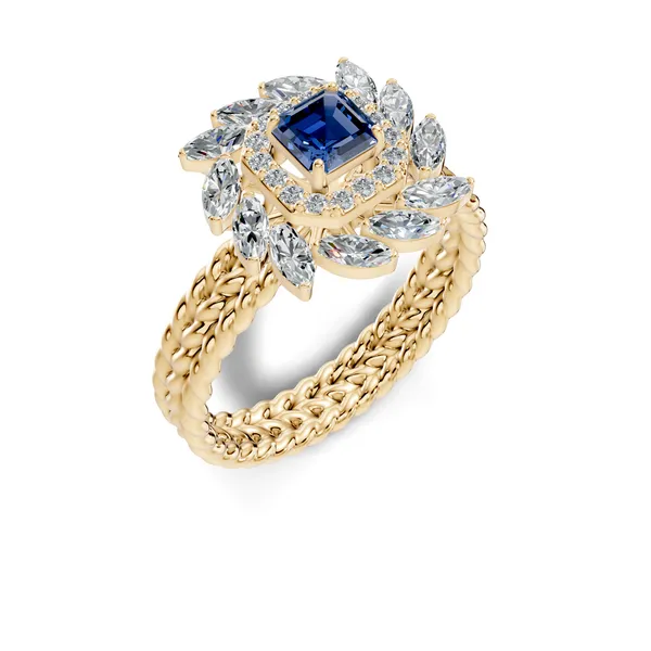 Blue_Stone_Statement_Ring_For_Women