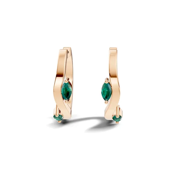 Green_Stone_Hoop_Earrings_For_Women