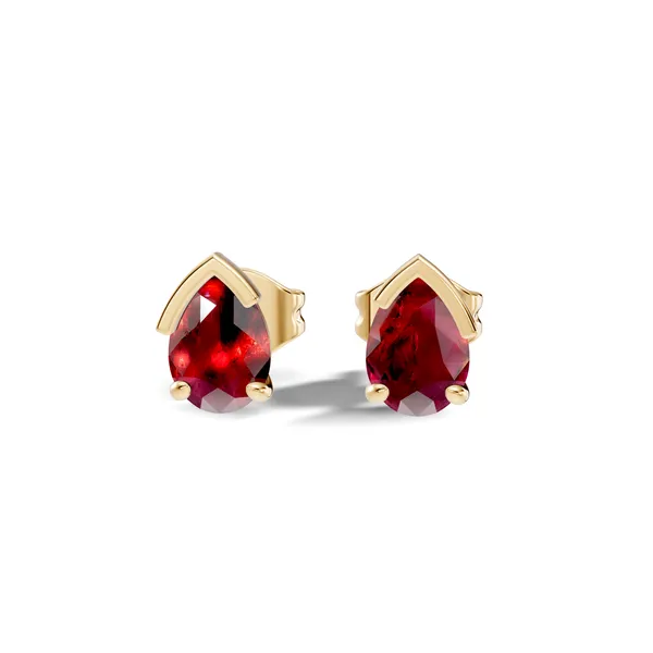Red_Stone_Stud_Earrings_For_Women