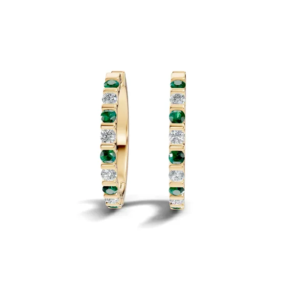 Green_Stone_Hoop_Earrings_For_Women