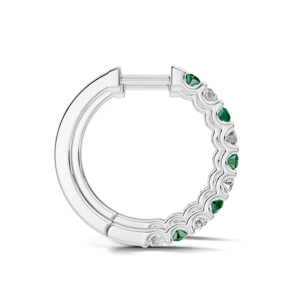 Green_Stone_Hoop_Earrings_For_Women