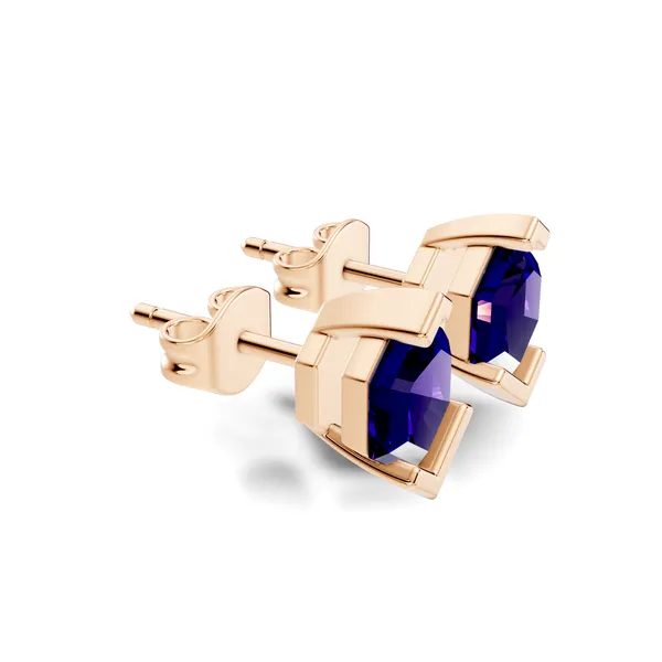 Blue_Geometric_Stud_Earrings_For_Women