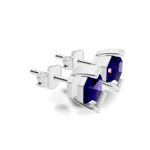 Blue_Geometric_Stud_Earrings_For_Women
