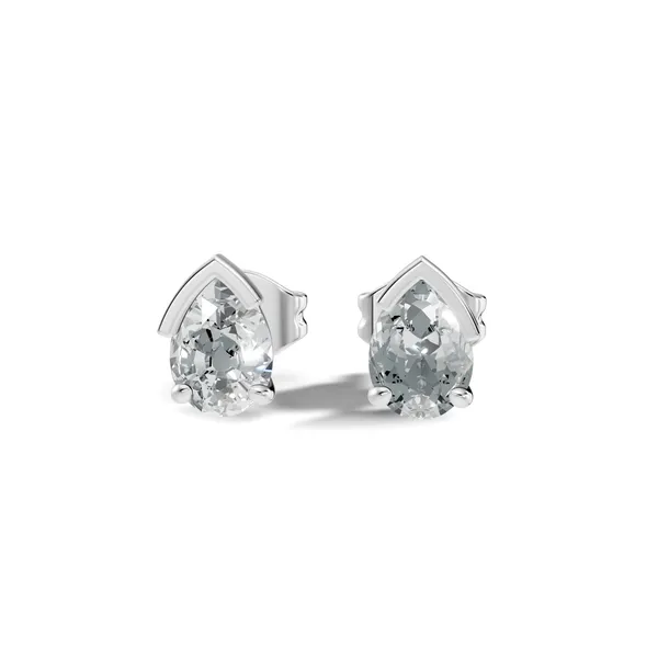 Teardrop_Stud_Earrings_For_Women
