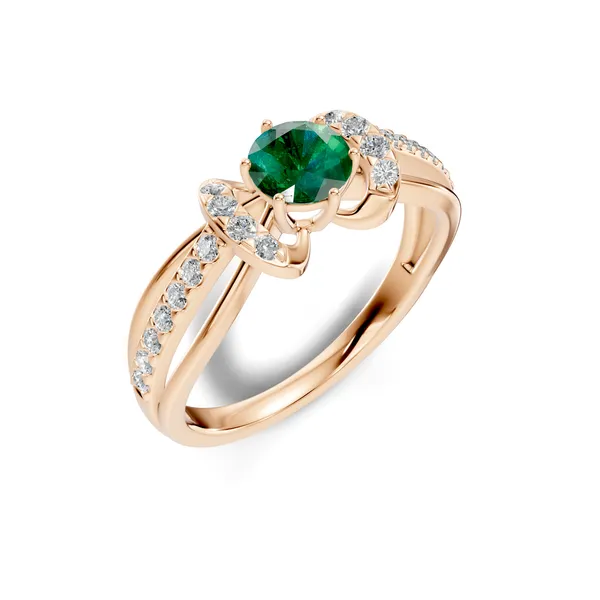 Emerald_Stone_Halo_Ring_For_Women