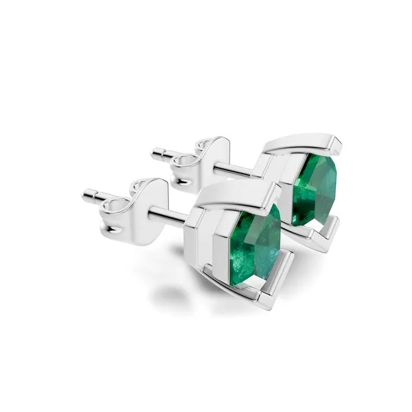 Green_Geometric_Stud_Earrings