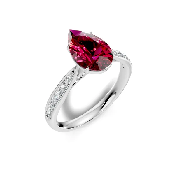 Rose_Pear_Cut_Stone_Ring_For_Women