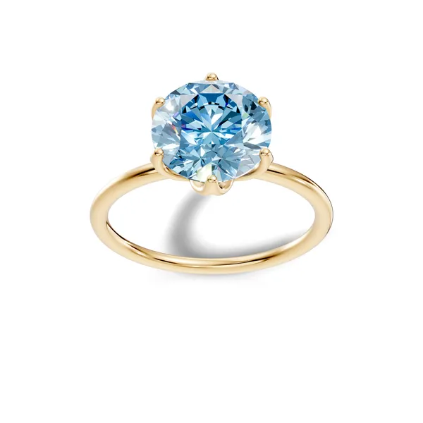 Rose_Blue_Solitaire_Ring_For_Women