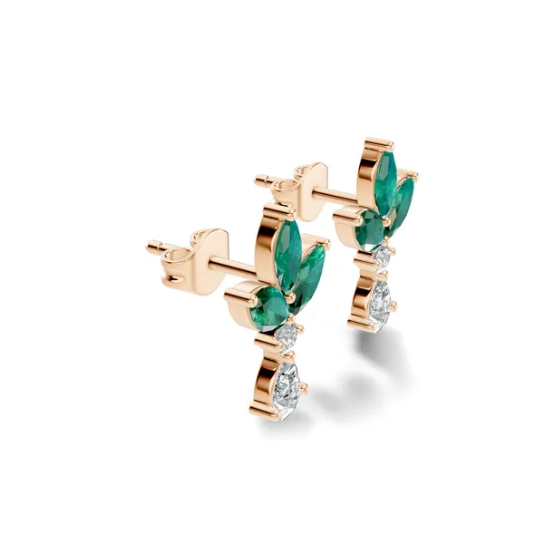 Green_Leaf_Drop_Earrings_For_Women