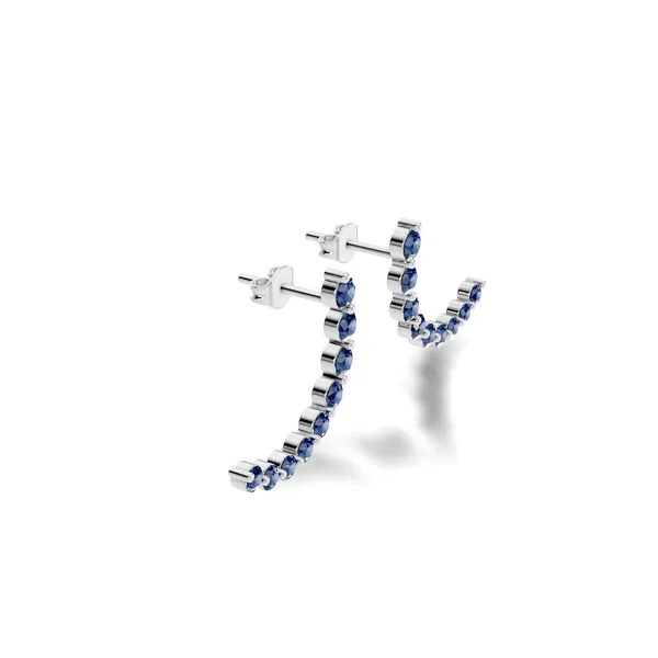 Blue_Stone_Ear_Crawler_Earrings_For_Women